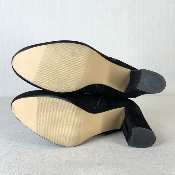 Madden Girl~Women’s ‘Party’ Black Faux Suede Block‎ Heel Bootie~Sz 10 - Picture 9 of 13